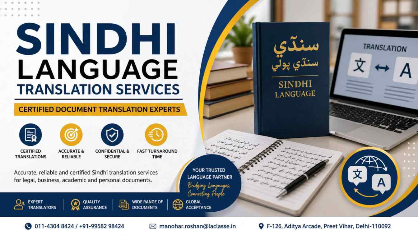 Sindhi Language Translation Services – Certified Document Translation Experts